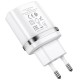 Мережевий зарядний пристрій HOCO N1 Ardent single port charger Micro USB cable 12W White