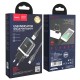 Мережевий зарядний пристрій HOCO N1 Ardent single port charger Micro USB cable 12W Black