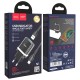 Мережевий зарядний пристрій HOCO N1 Ardent single port charger Type-C cable 12W Black