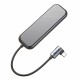 USB-Хаб Baseus Multi-functional 5в1 Type-C to 4xUSB3.0+PD Deep Grey CAHUB-EZ0G