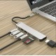 USB-Хаб ZAMAX Multifunction Adapter 7в1 Type C to HDMI+PD+USB-C+SD+TF Space Grey