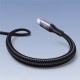 Кабель JoyRoom S-A28 Flash Fast Cable Type-C to Type-C 60W 3A 2m Black