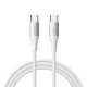 Кабель JoyRoom S-A28 Flash Fast Cable Type-C to Type-C 60W 3A 2m White