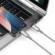 Кабель Wiwu Wi-C084 Maglink Magnetic Series Cable Type-C to Type-C 100W 5A 1m Grey
