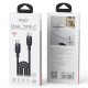 Кабель Yesido CA194 Flash Fast Cable Type-C to Type-C 60W 3A 3m Black