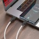 Кабель HOCO X90 Cool silicone charging data cable Type-C to Type-C 60W 3A 1m White