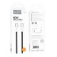Кабель HOCO X104 Source charging data cable Type-C to Type-C 60W 2m Black