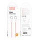 Кабель HOCO X104 Source charging data cable Type-C to Type-C 60W 2m Pink