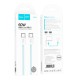 Кабель HOCO X104 Source charging data cable Type-C to Type-C 60W 3A 1m Blue