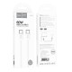 Кабель HOCO X104 Source charging data cable Type-C to Type-C 60W 3A 1m White
