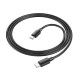 Кабель HOCO X96 Hyper fast charging data cable Type-C to Type-C 60W 3A 1m Black