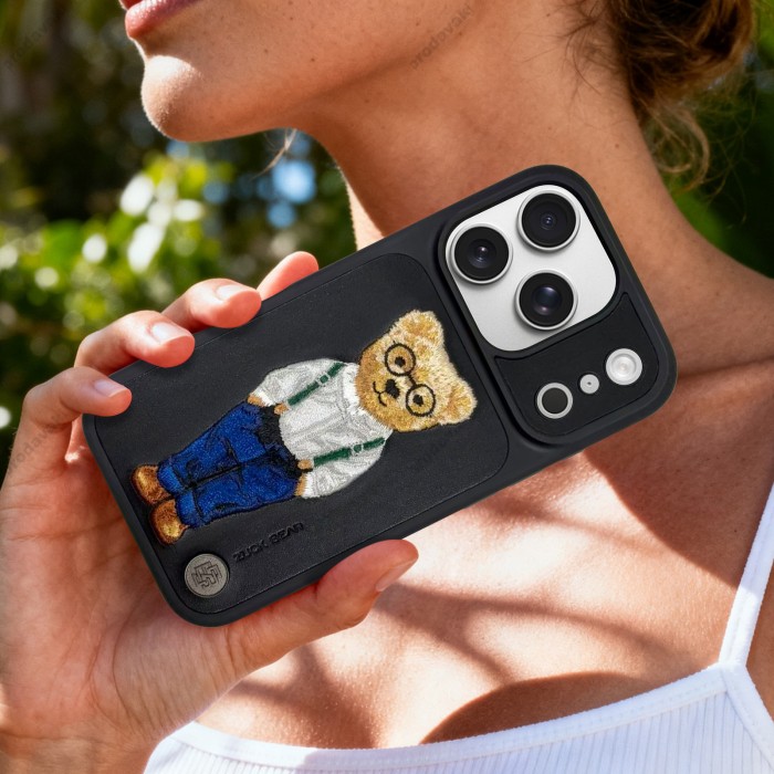 Чохол Zuck Bear London Leather Case iPhone 18 Pro Max / 17 Pro Max Black