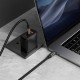 Кабель HOCO U143 Joy charging data cable Type-C to Type-C 240W 5A 1.2m Black