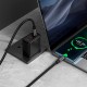 Кабель HOCO U143 Joy charging data cable with display USB to Type-C 5A 1.2m Black