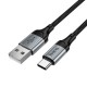 Кабель HOCO X50 Excellent charging data cable USB to Type-C 3A 1m Black