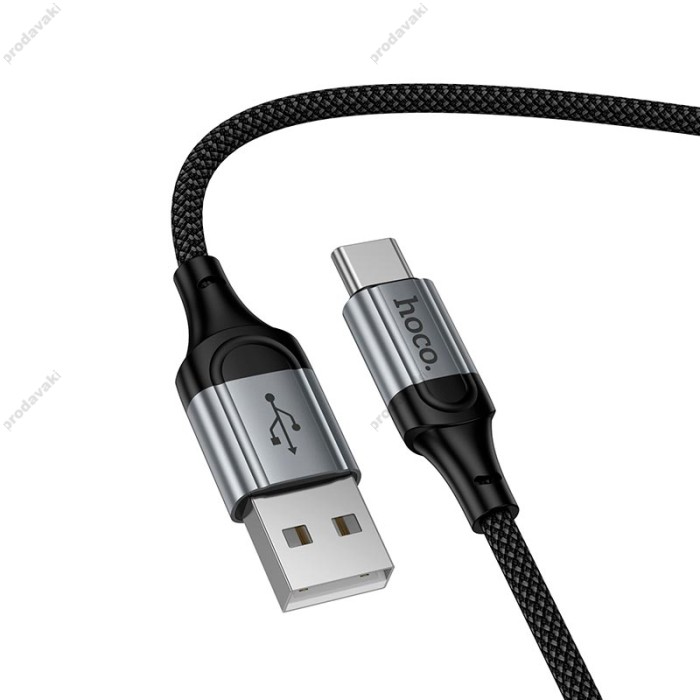 Кабель HOCO X50 Excellent charging data cable USB to Type-C 3A 1m Black