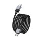 Кабель HOCO X110 Honorific charging data cable Type-C to Type-C 60W 3A 1m Black
