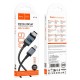 Кабель HOCO X118 Generous charging data cable with display Type-C to Type-C 60W 3A 1m Black