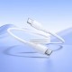Кабель HOCO X120 Beneficio charging data cable Type-C to Type-C 60W 3A 1m White