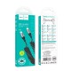 Кабель HOCO X121 Nuevo charging data cable Type-C to Type-C 60W 3A 1.5m Black