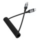 Кабель HOCO X121 Nuevo charging data cable Type-C to Type-C 60W 3A 1.5m Black