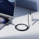 Кабель Borofone BX123 Silicone Cable Type-C to Type-C 60W 3A 1m Black