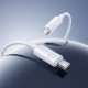 Кабель Borofone BX123 Silicone Cable Type-C to Type-C 60W 3A 1m White