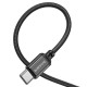 Кабель Borofone BX87 Sharp Nylon Cable Type-C to Type-C 60W 3A 1m Black