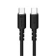 Кабель Veron CC07 Silicone Cable Type-C to Type-C 100W 5A 2m Black