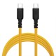 Кабель Veron CC072 Silicone Cable Type-C to Type-C 60W 3A 2m Yellow