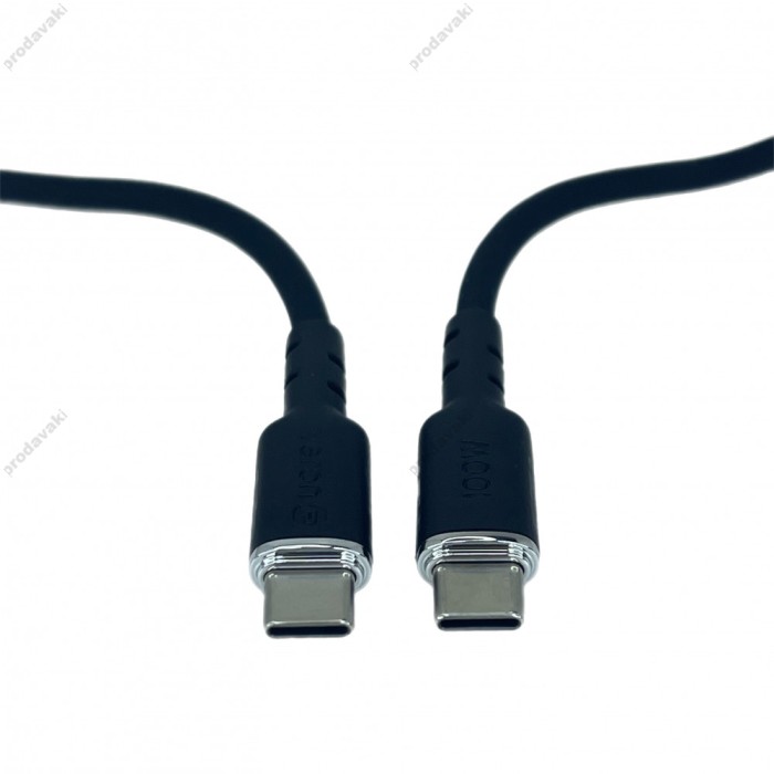 Кабель Veron CC07 Silicone Cable Type-C to Type-C 100W 5A 2m Black