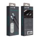 Кабель Veron CC09 Nylon Cable Type-C to Type-C 60W 3A 1m Black