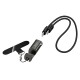 Кабель HOCO X126 Experto lanyard charging data cable Type-C to Type-C 60W 3A 0.35m Black