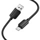 Кабель HOCO X113 Beneficio charging data cable USB to Type-C 3A 1m Black