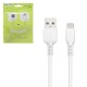 Кабель HOCO X13 charging data cable USB to Type-C 2.4A 1m White