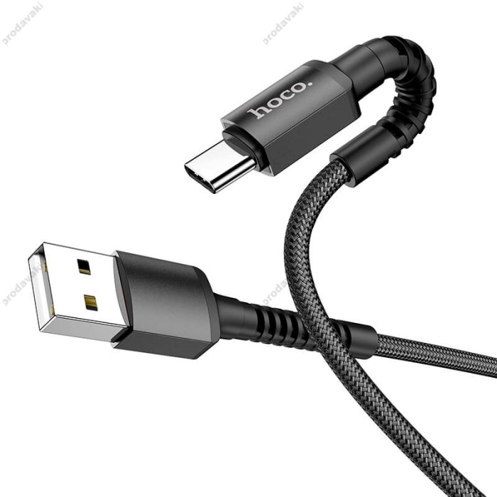 Кабель HOCO X71 Especial charging data cable USB to Type-C 3A 1m Black