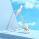 Кабель HOCO X99 Crystal junction silicone charging data cable USB to Type-C 3A 1m Grey