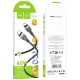Кабель HOCO X109 Energy silicone charging data cable Type-C to Type-C 60W 3A 1m Black