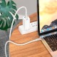 Кабель HOCO X85 Strength charging data cable Type-C to Type-C 60W 3A 1m White