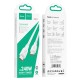 Кабель HOCO X93 Force fast charging data cable Type-C to Type-C 240W 5A 2m White