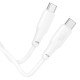 Кабель HOCO X93 Force fast charging data cable Type-C to Type-C 100W 5A 2m White
