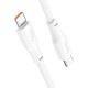 Кабель HOCO X93 Force fast charging data cable Type-C to Type-C 240W 5A 2m White