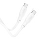 Кабель HOCO X93 Force fast charging data cable Type-C to Type-C 240W 5A 2m White