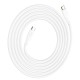 Кабель HOCO X93 Force fast charging data cable Type-C to Type-C 240W 5A 2m White