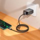 Кабель HOCO X112 Favor charging data cable with display USB to Type-C 100W 5A 1m Black