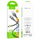 Кабель HOCO X109 Energy silicone charging data cable USB to Type-C 3A 1m Black