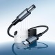 Кабель живлення для роутера HOCO X129 Advantage charging cable Type-C to DC 5.5мм на 2.1/2.5мм 12V Black