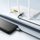 Кабель живлення для роутера HOCO X129 Advantage charging cable Type-C to DC 5.5мм на 2.1/2.5мм 12V Black