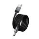 Кабель живлення для роутера HOCO X129 Advantage charging cable USB to DC 5.5мм на 2.1/2.5мм 5V Black