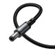 Кабель живлення для роутера HOCO X129 Advantage charging cable USB to DC 5.5мм на 2.1/2.5мм 5V Black